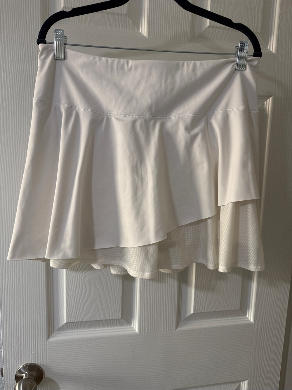 Athleta White Layered Skater Tennis Skirt